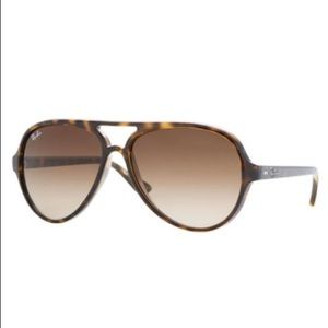 Aviator Ray-Ban Polarized Tortoise Frame Cats5000